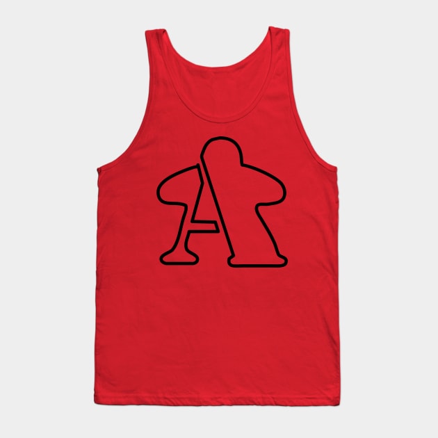 BGA Meeple: Choose Your Color! Tank Top by Board Gamers Anonymous